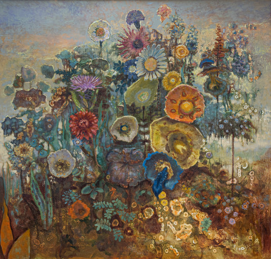 Bloemen schilderij van Peter Willemse