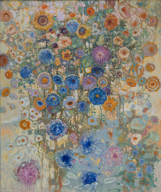 Blauwe uur, schilderij, olieverf, Peter Willemse