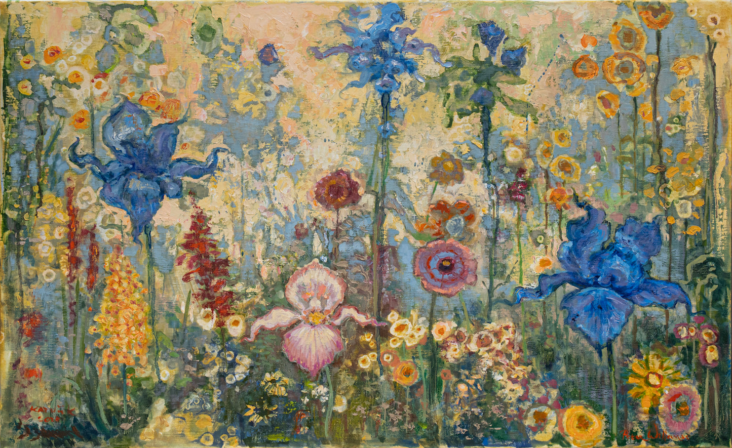 Blauwe uur, schilderij, olieverf, Peter Willemse