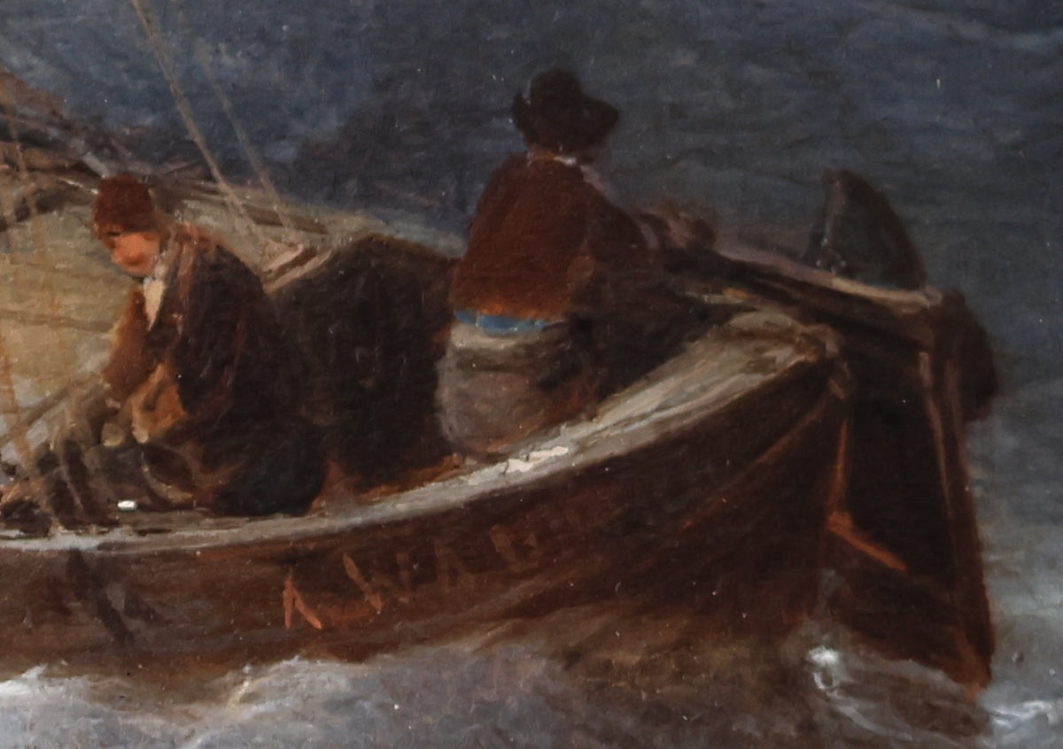 Antonie Waldorp 1803-1866, oil on panel, 45 x 62 cm