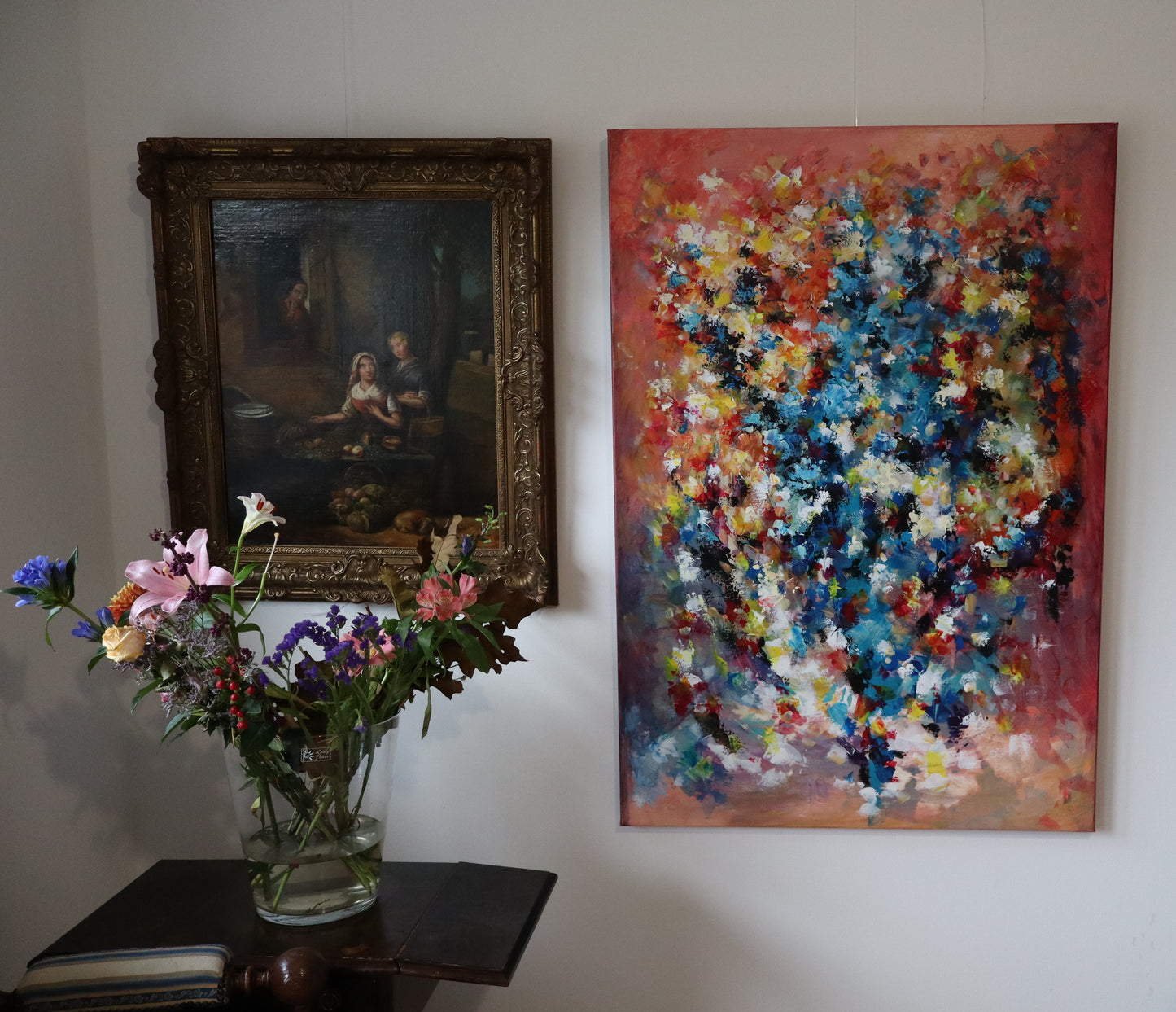 Pink & Blue colour symphony