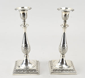 Sterling 925 zilveren kandelaars Antieke 1898