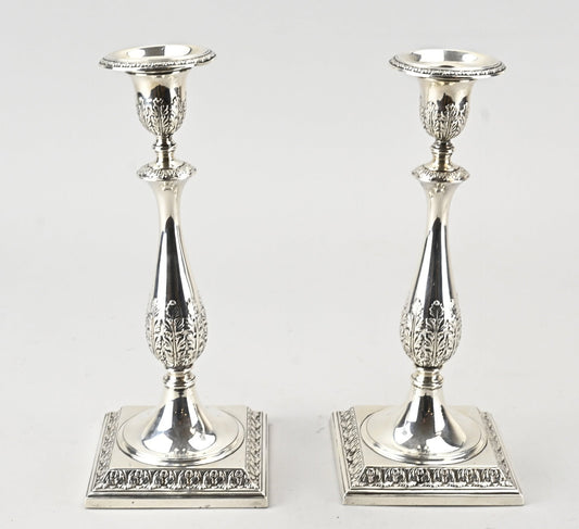 Sterling 925 zilveren kandelaars Antieke 1898