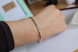 Verkocht 14 kt gouden armband