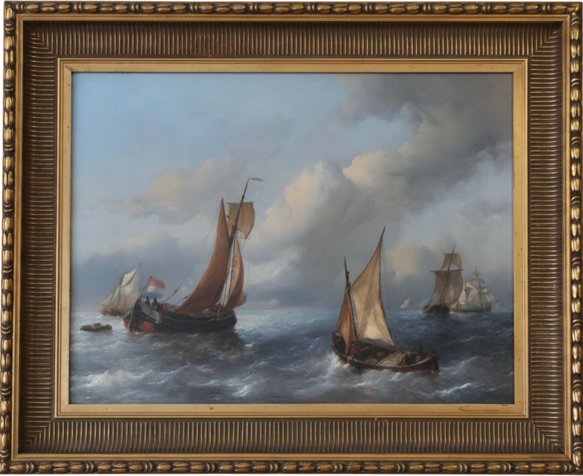 Antonie Waldorp 1803-1866, oil on panel, 45 x 62 cm